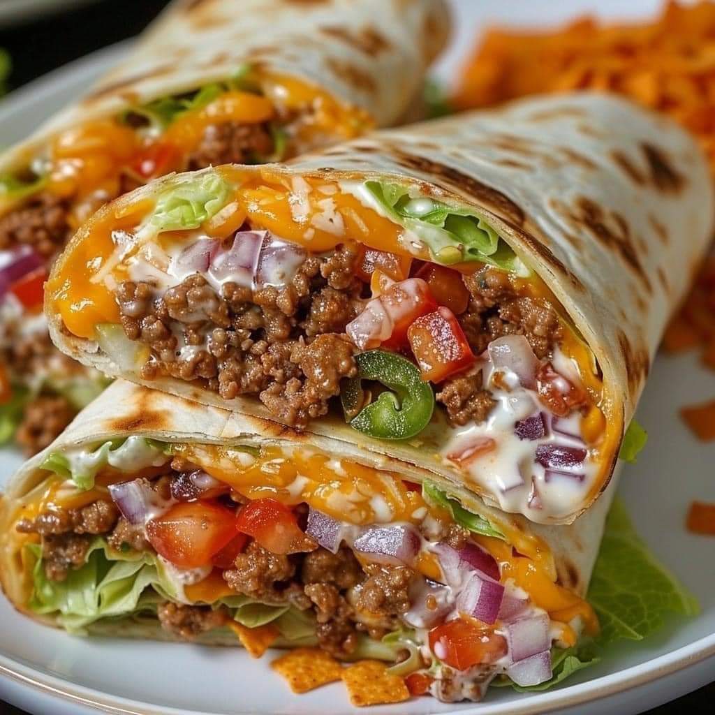 Nacho Cheese Beef Wrap