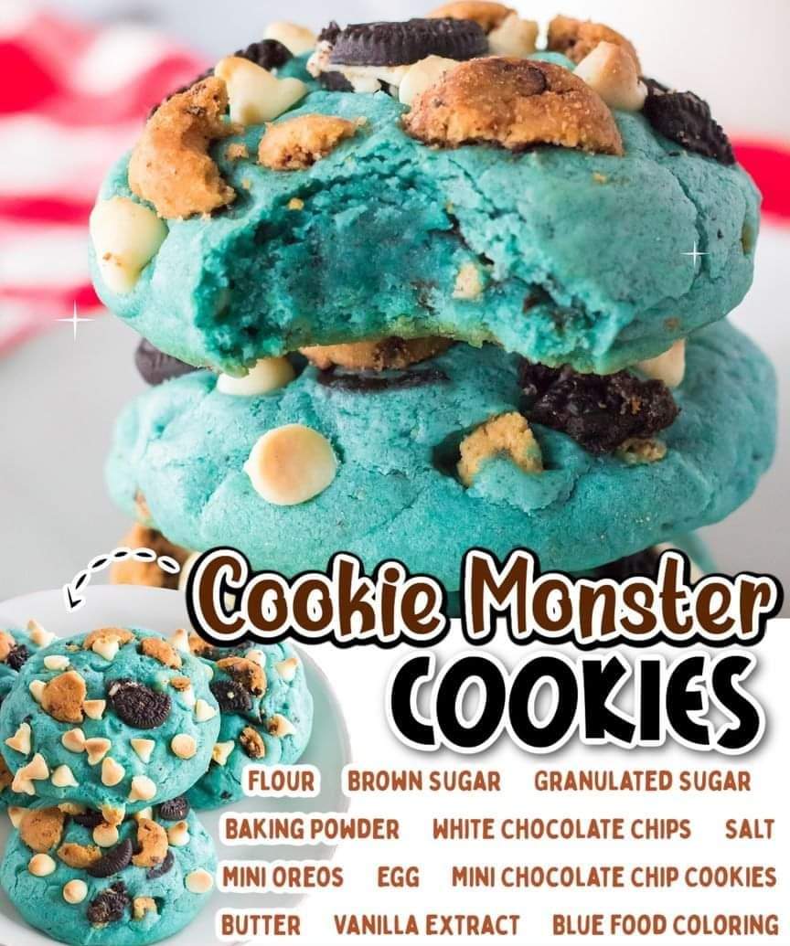 Cookie Monster Cookies