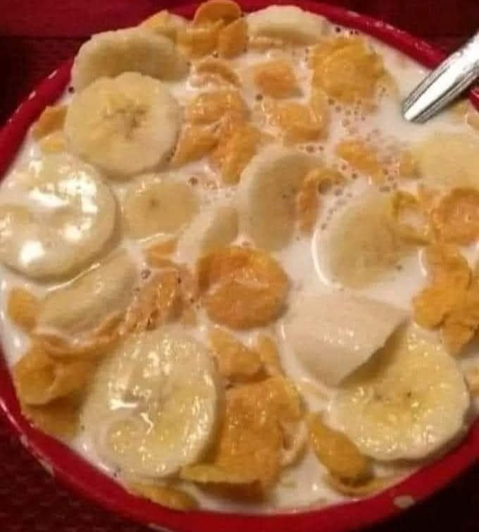 ANYONE GROW UP EATING CORN FLAKES WITH BANANAS