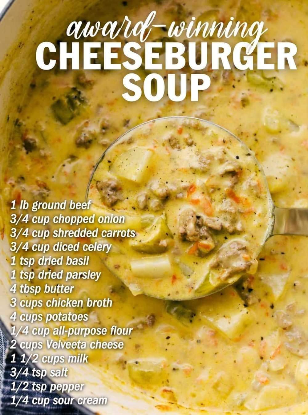 Cheeseburger Soup