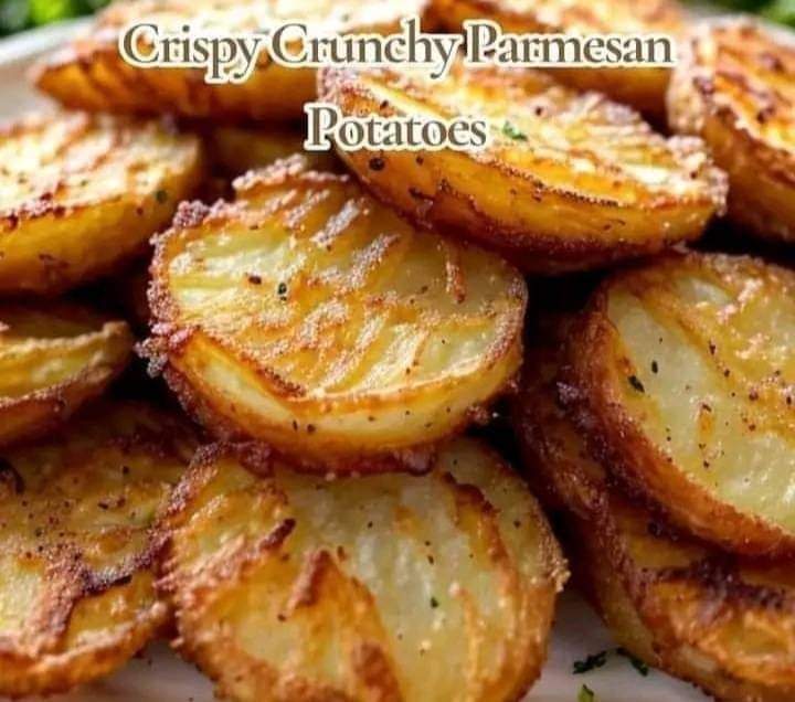 Crispy Crunchy Parmesan Potatoes