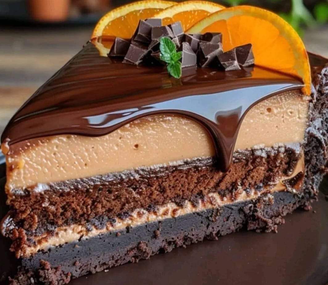 CHOCOLATE ORANGE CHEESECAKE